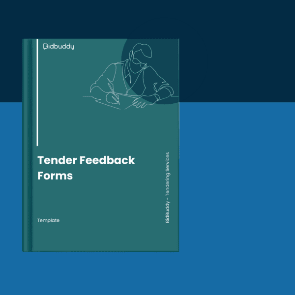 Cover of Bidbuddy’s Tender Feedback Forms — free template for collecting feedback after tender submissions.